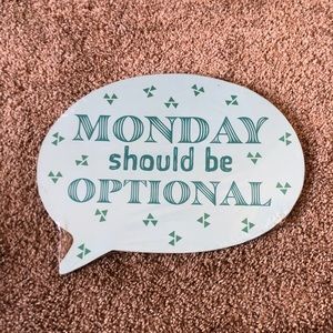 Monday Wall Art